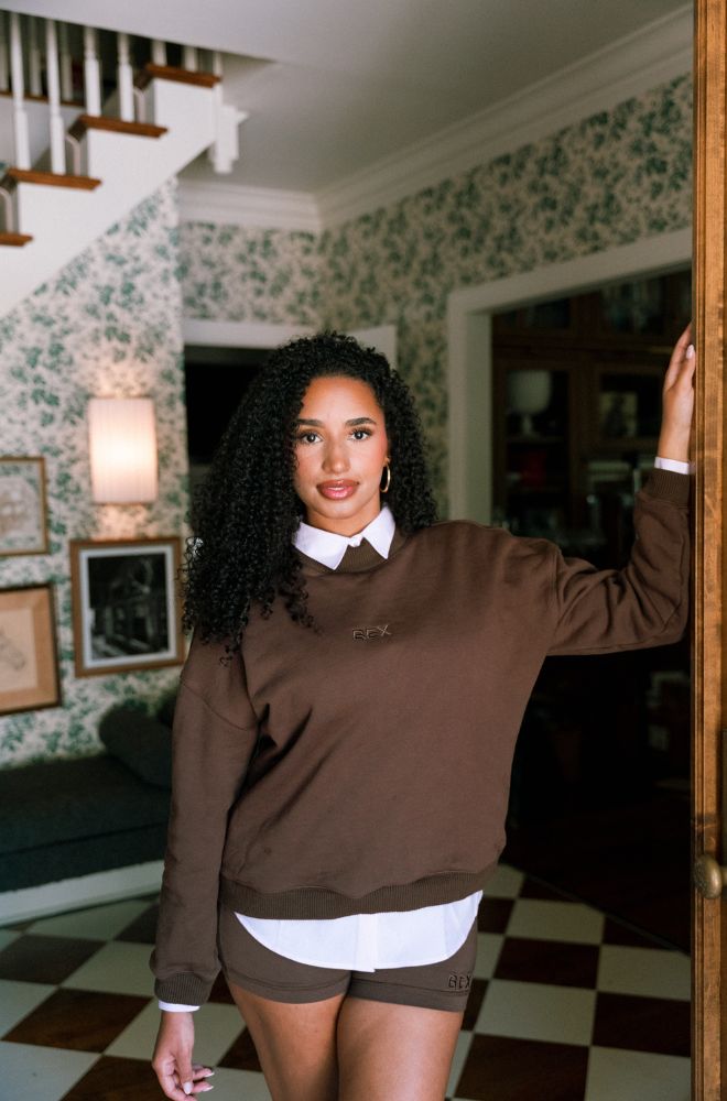 Brown Monochrome Crewneck