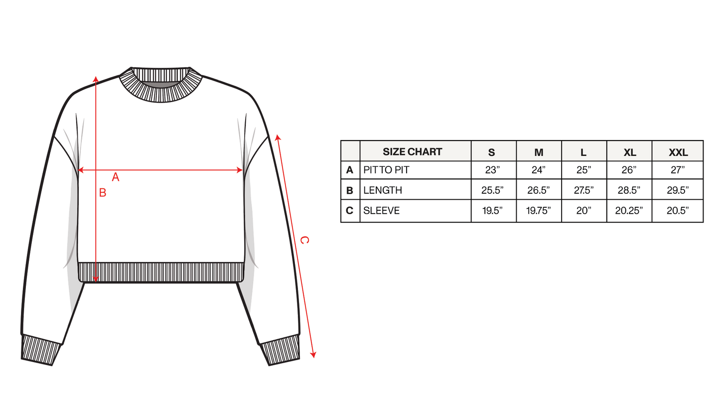 House of B Varsity Crewneck