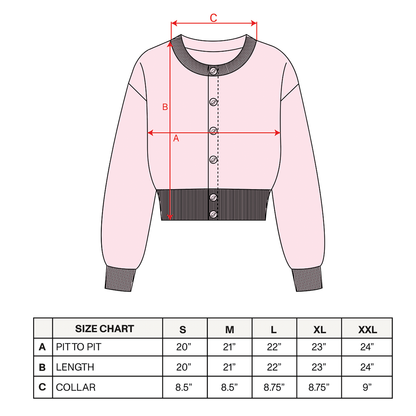 Sweetheart Button Sweatshirt