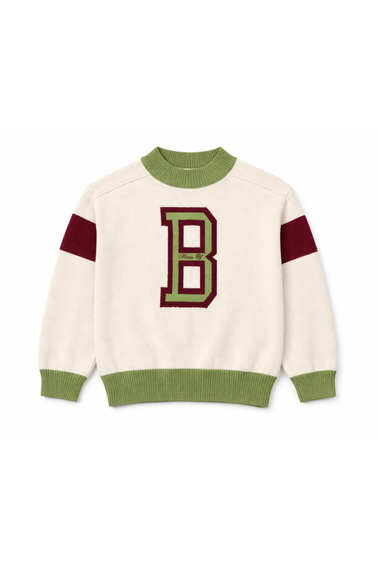 House of B Varsity Crewneck