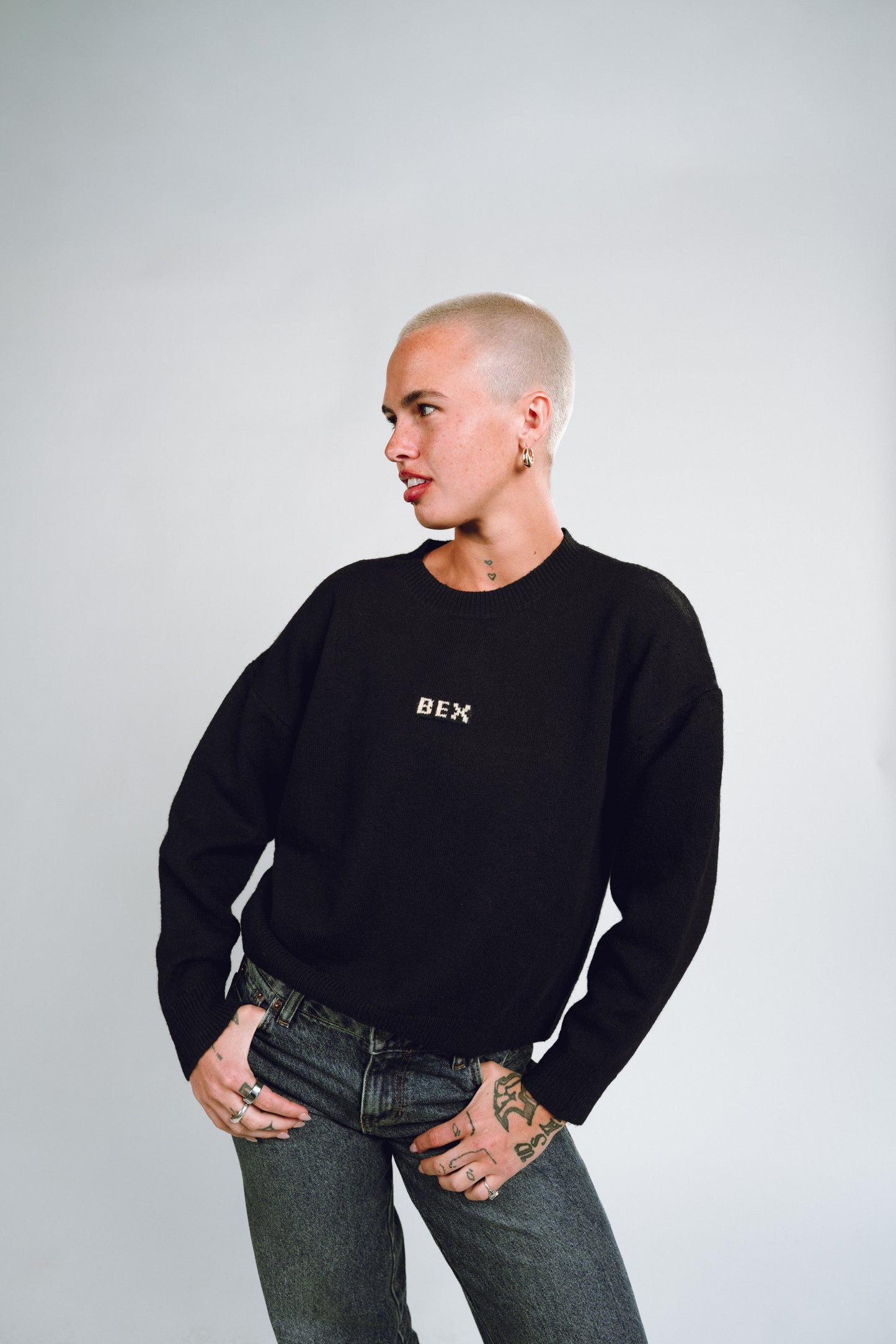 The Navy Knit Pullover