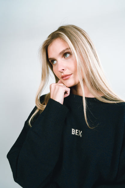 The Navy Knit Pullover