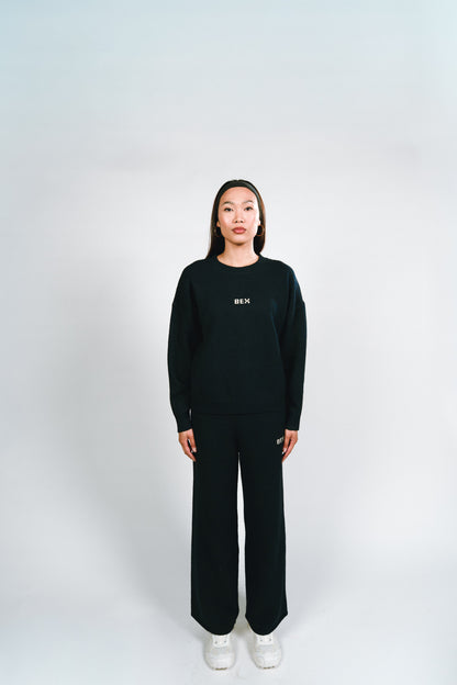 The Navy Knit Pullover
