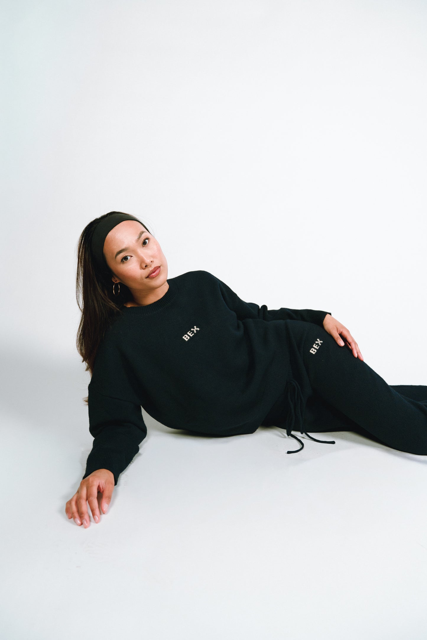 Navy Knit Pant